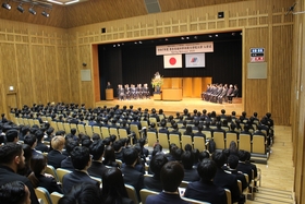 Spring Welcome held in the NAIST's Millennium Hall
