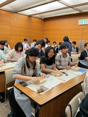 鬼瓦の製作体験